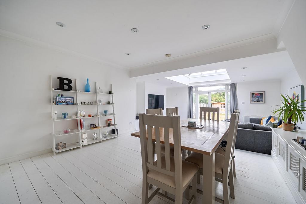 Open-plan living area, open plan living