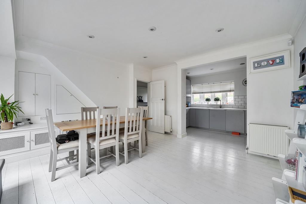 Open-plan living area, open plan living