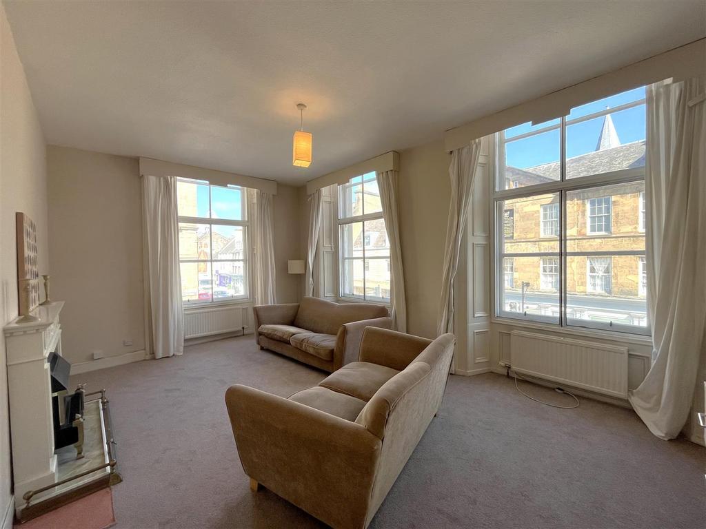 Living room, fireplace