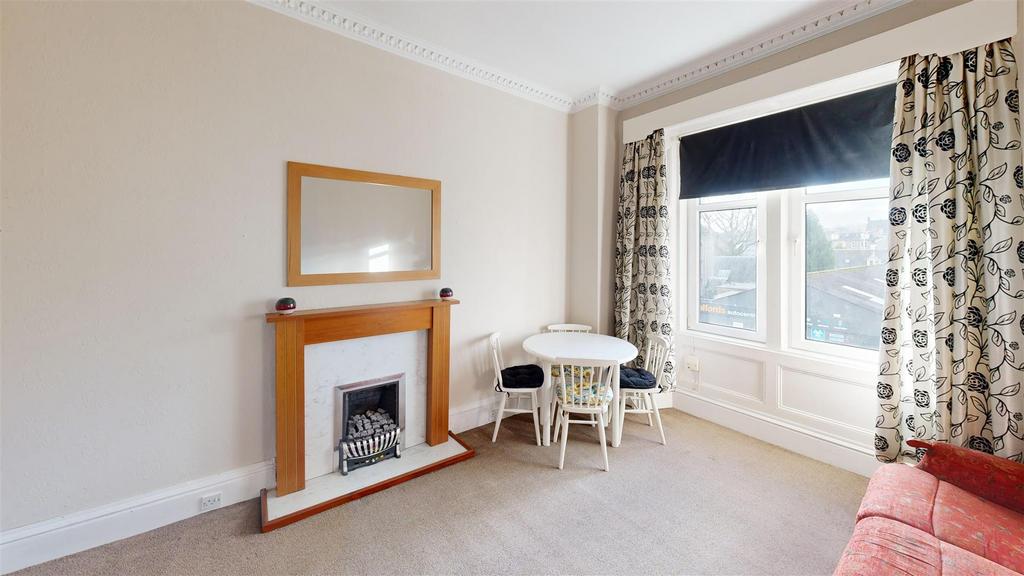 Living room, fireplace