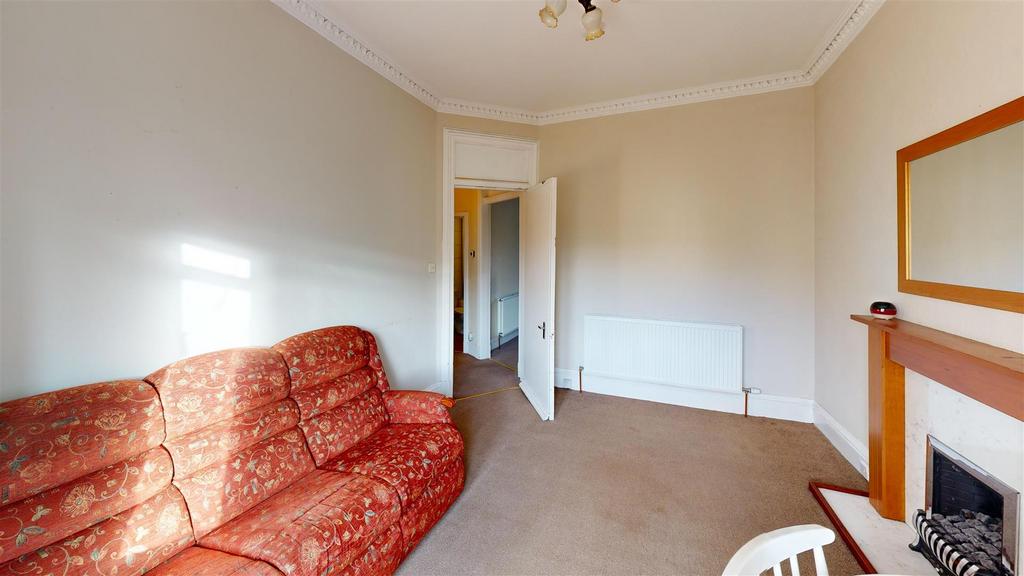 Living room, fireplace