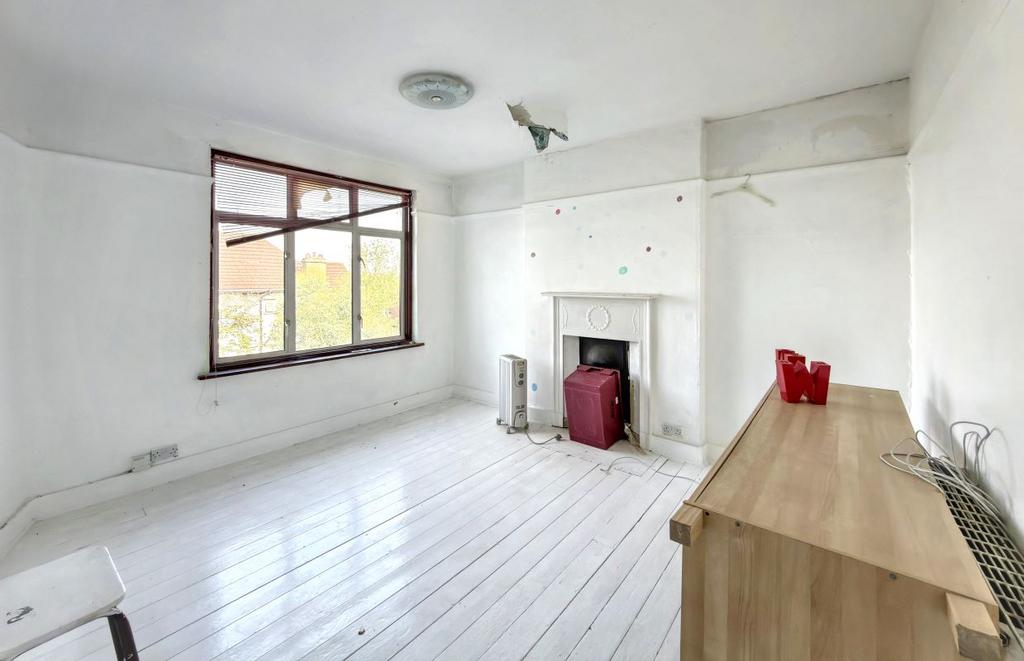 Living room, fireplace