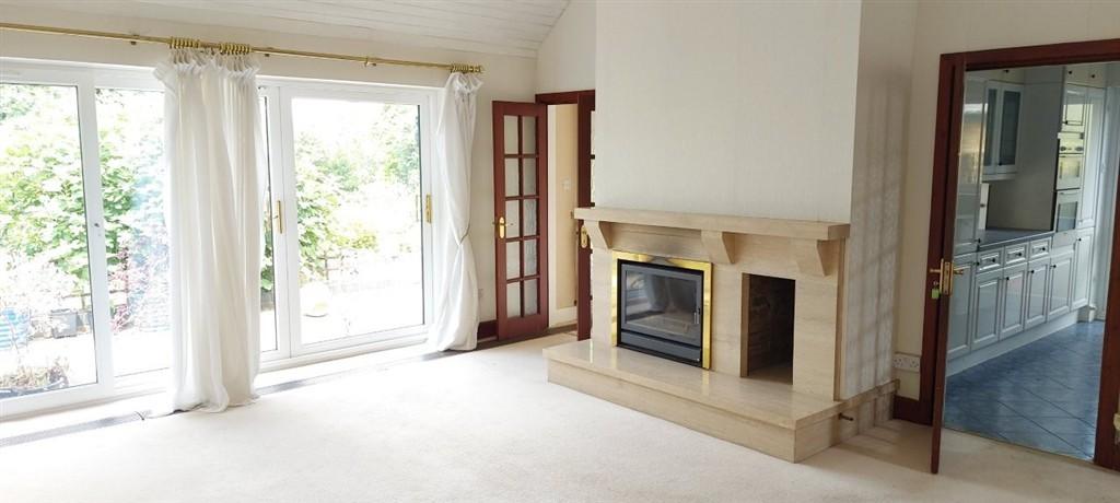 Living room, fireplace