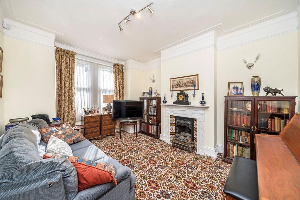Living room, fireplace