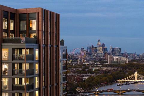 3 bedroom apartment for sale, King's Road Park, Fulham, Sands End Lane, London SW6
