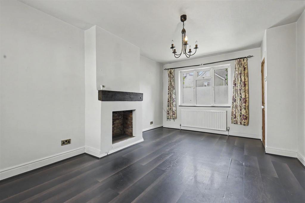 Living room, fireplace