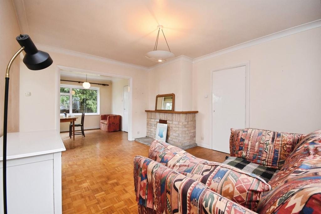 Living room, fireplace