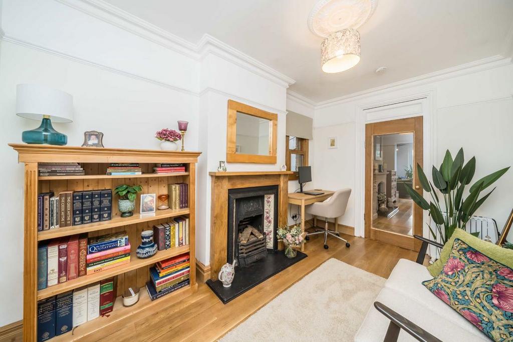 Living room, fireplace