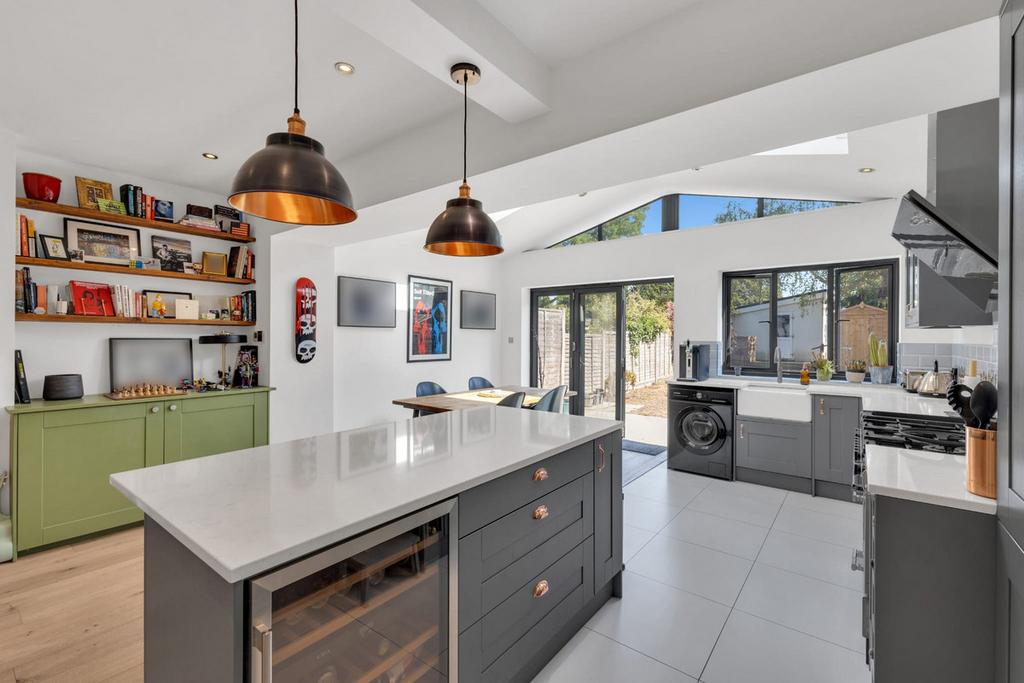 Open-plan living area, open plan living
