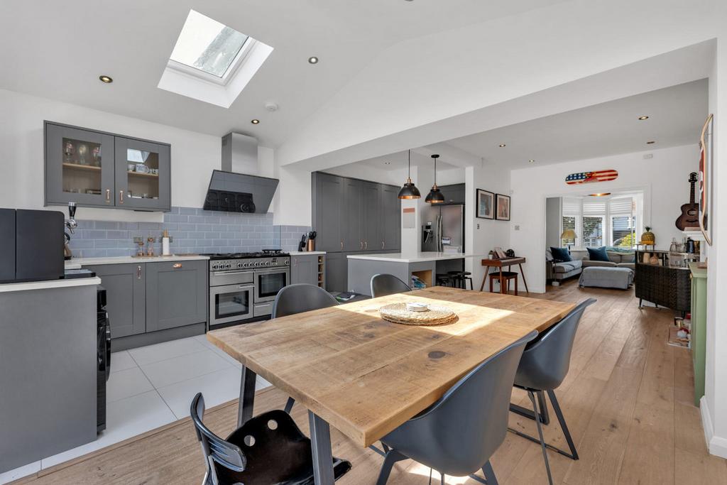 Open-plan living area, open plan living