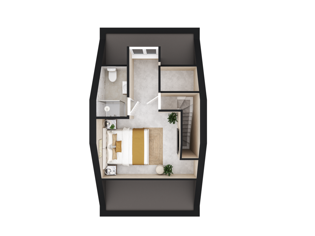 Master bedroom, en suite