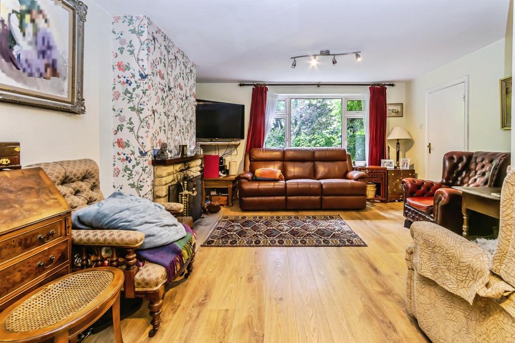 Living room, fireplace