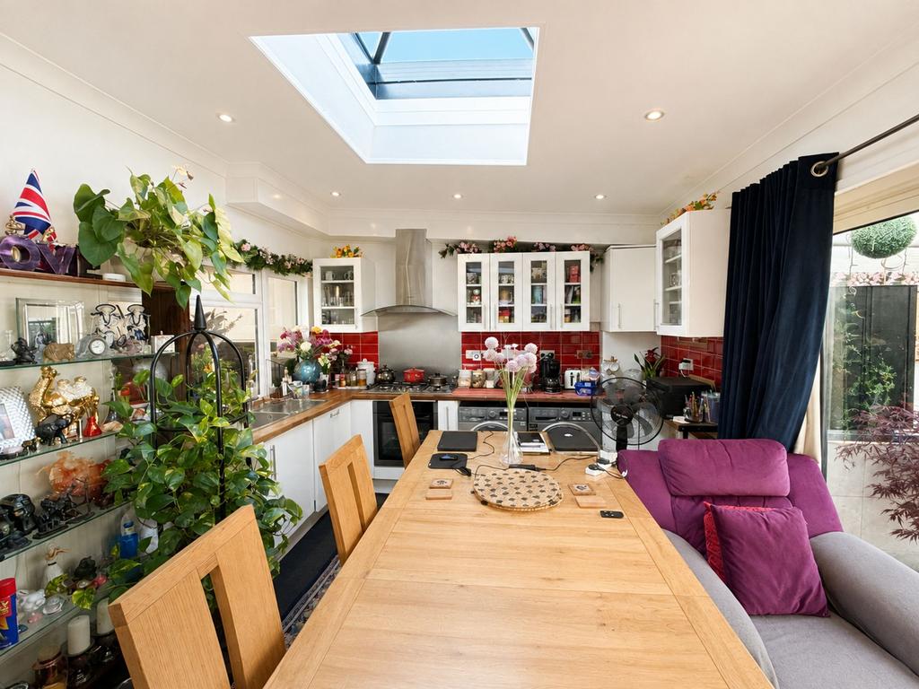 Open-plan living area, open plan living