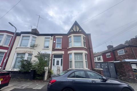 4 bedroom end of terrace house for sale, 2 Guernsey Road, Liverpool, Merseyside, L13 6RZ