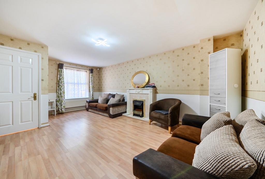 Living room, fireplace