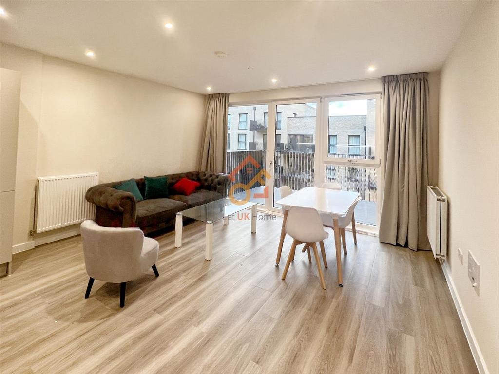 Open-plan living area, open plan living