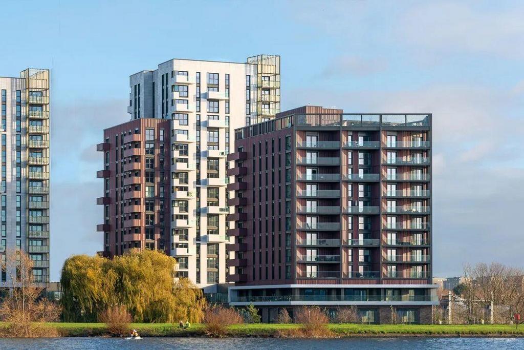 Apartment building facade, block of apartments