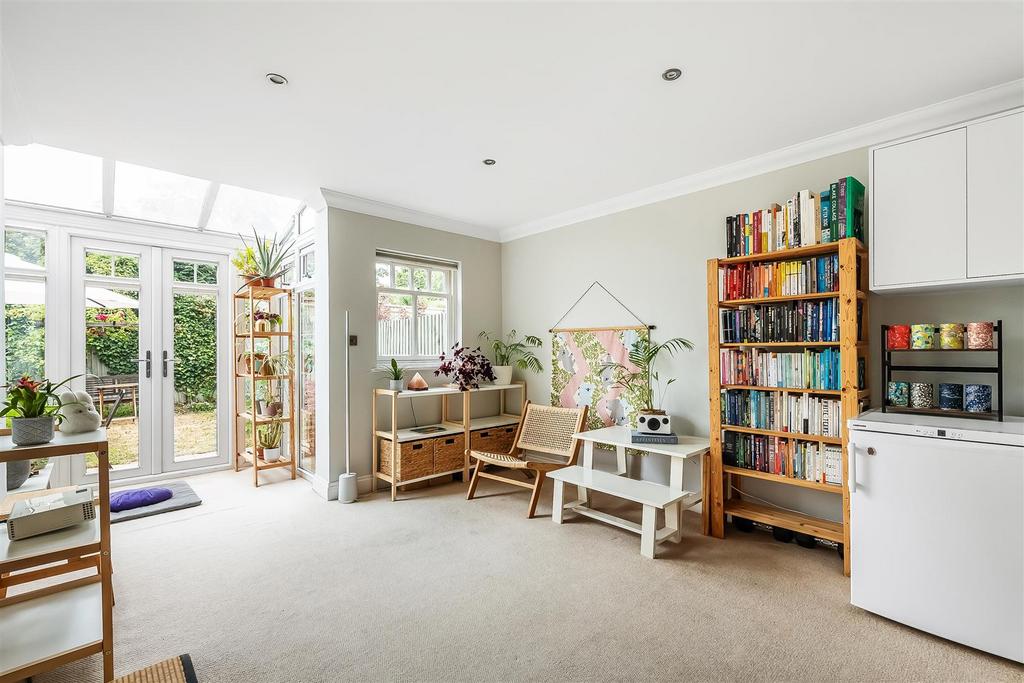 Open-plan living area, open plan living