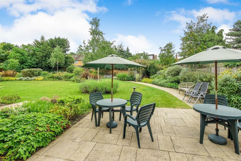 Patio view, garden