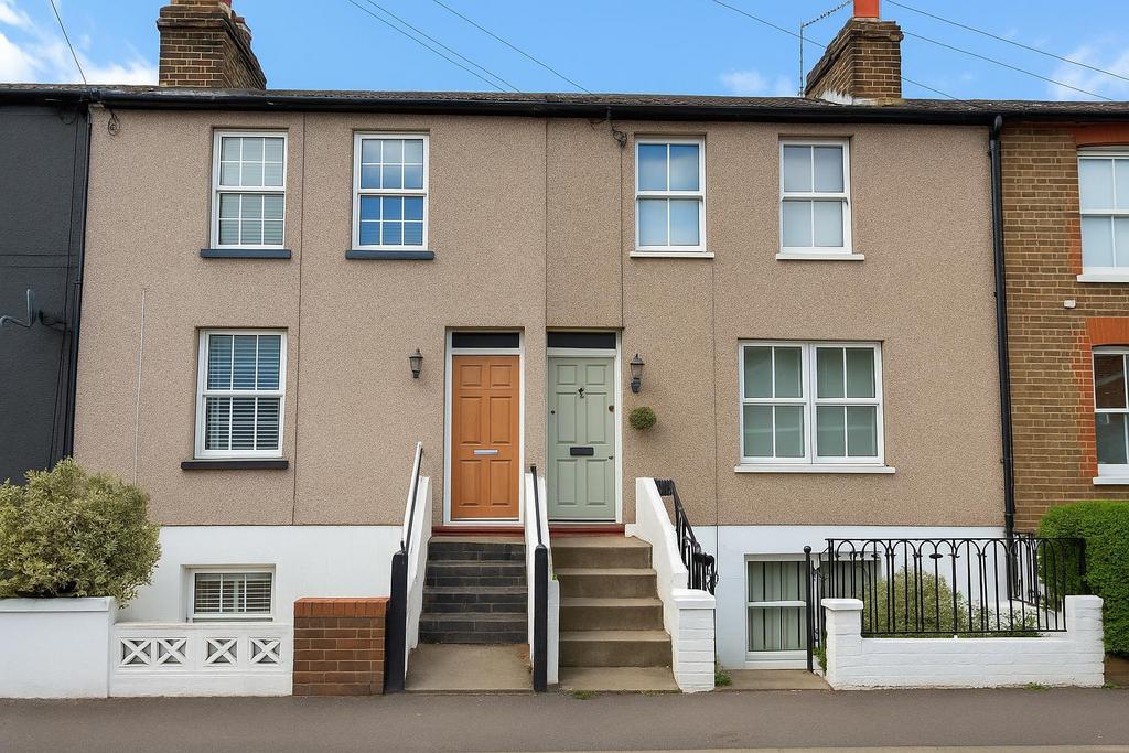 Terraced house exterior