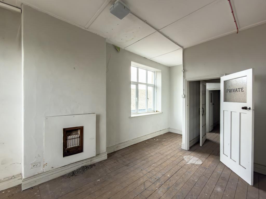 Living room, fireplace