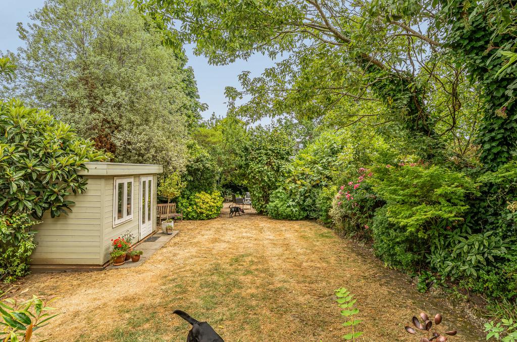 Garden view, out buildings