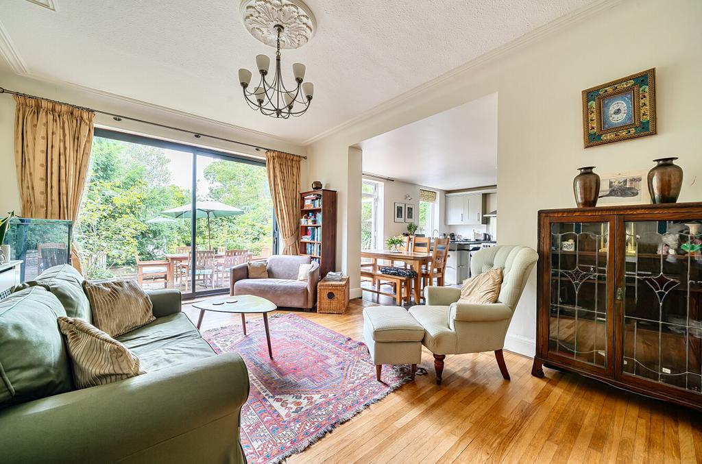 Open-plan living area, open plan living