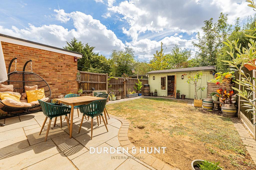 Patio view, garden