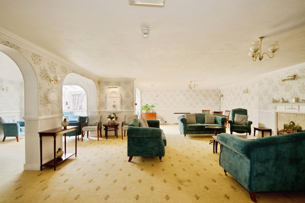 Reception room, fireplace