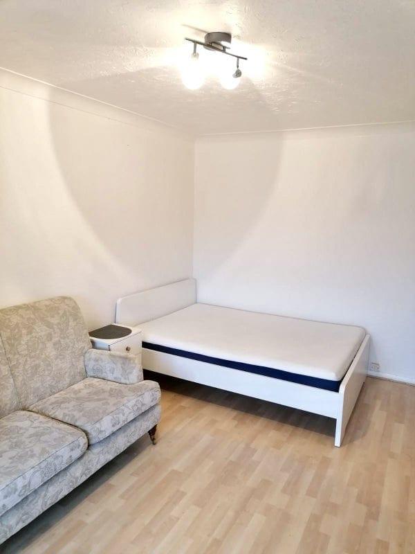 Studio apartment interior, studio