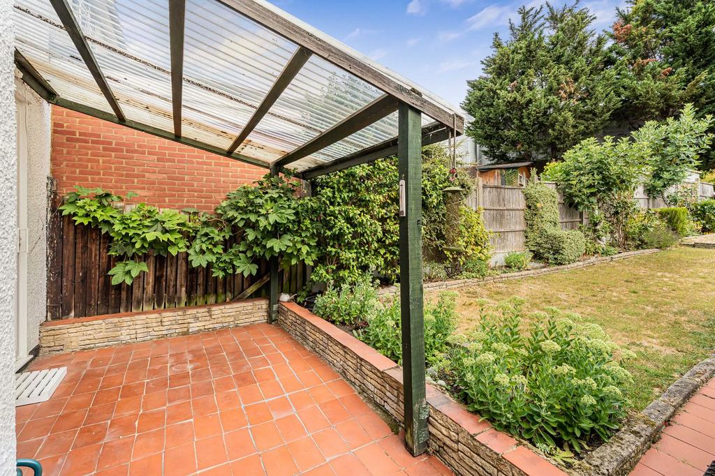 Patio view, garden