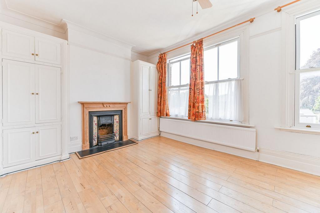 Living room, fireplace