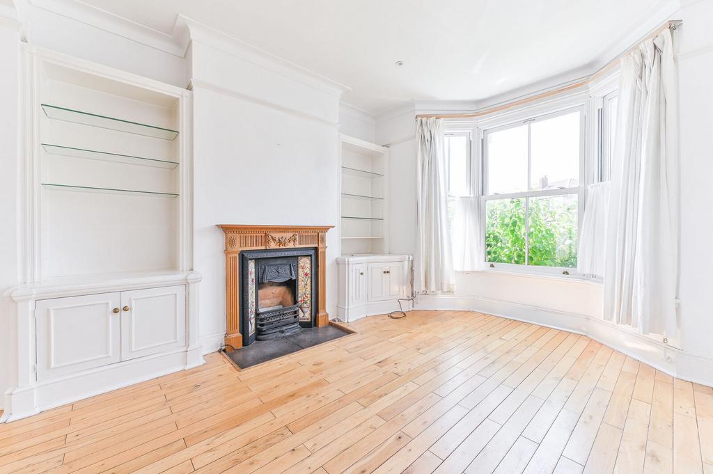 Living room, fireplace