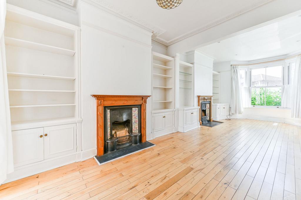 Living room, fireplace