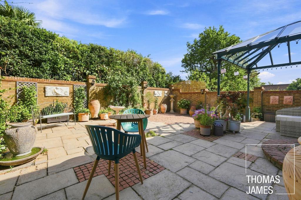 Patio view, garden
