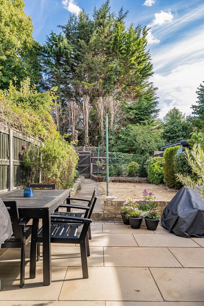 Patio view, garden