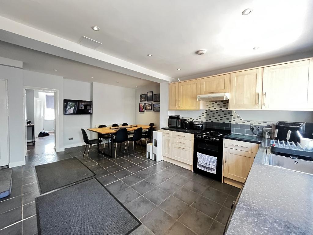 Open-plan living area, open plan living