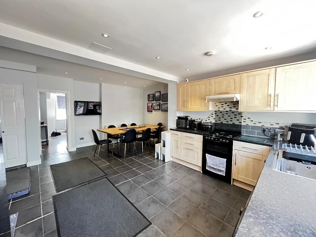 Open-plan living area, open plan living