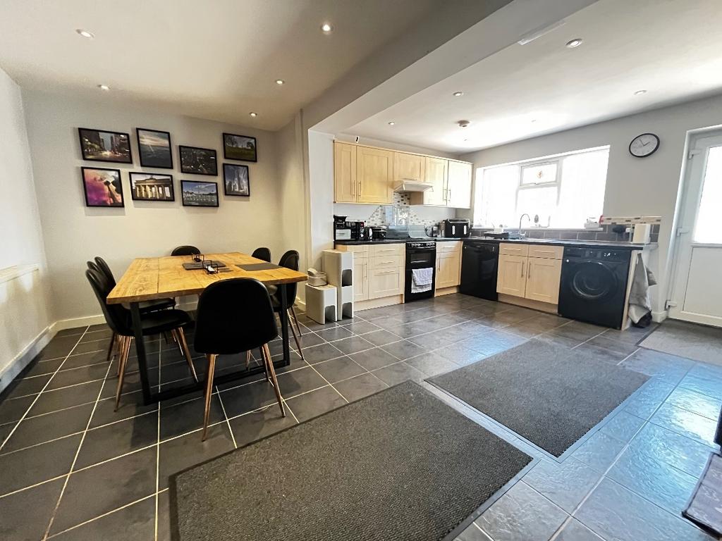 Open-plan living area, open plan living