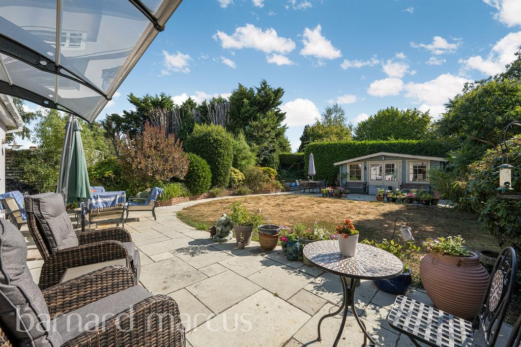 Patio view, garden