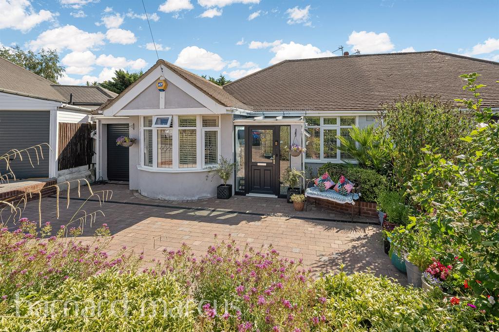 House exterior, garage, garden