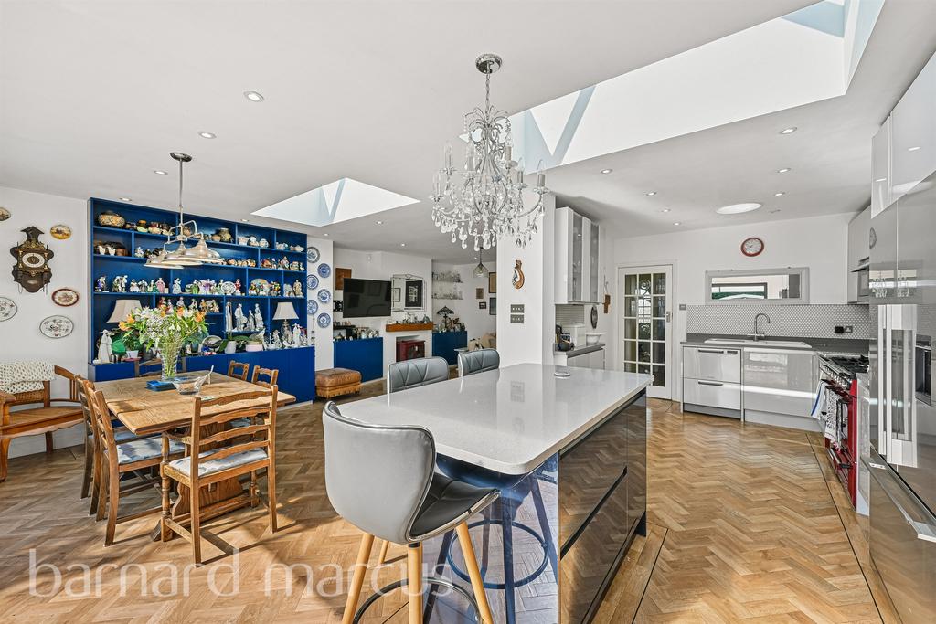 Open-plan living area, open plan living