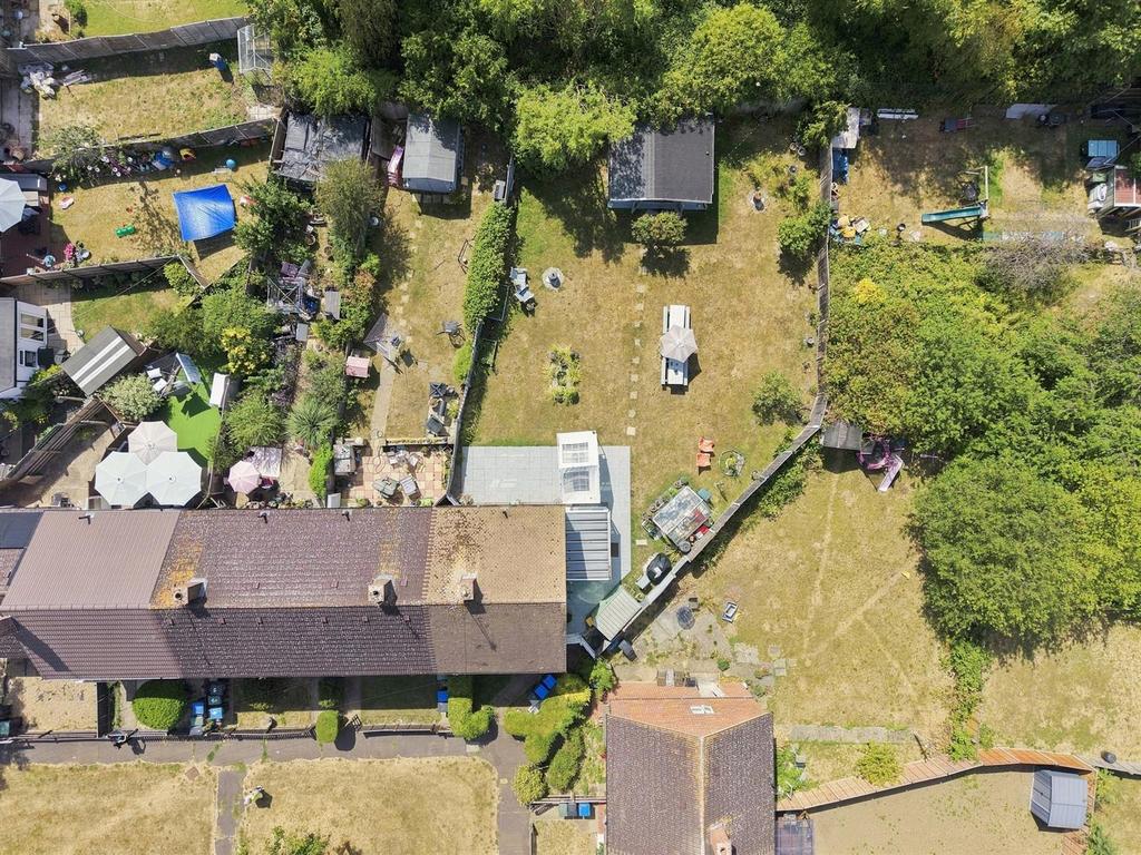 Aerial view, land