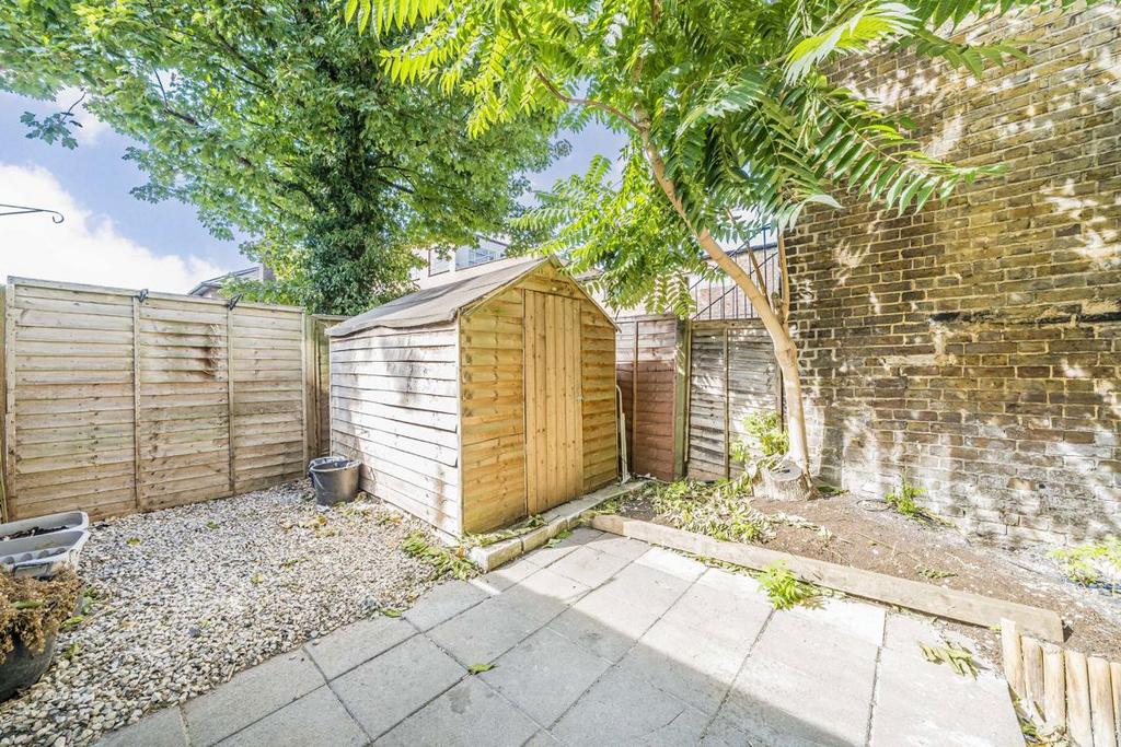 Garden view, out buildings
