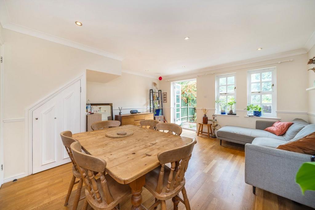 Open-plan living area, open plan living