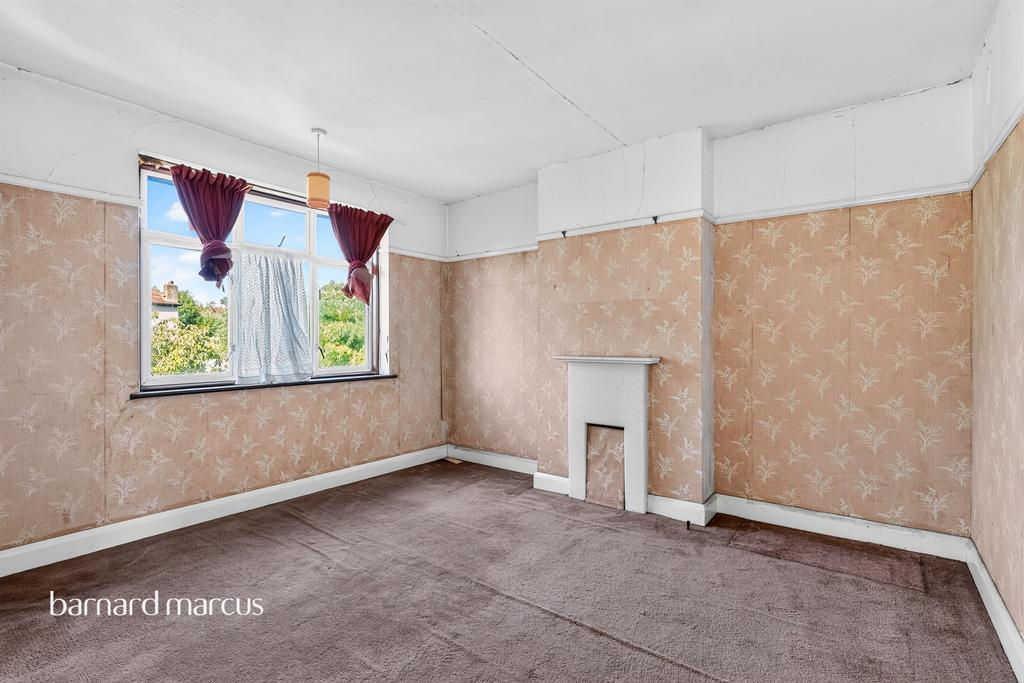 Living room, fireplace