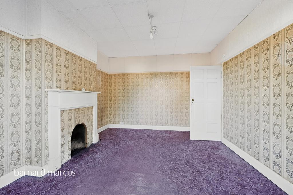 Living room, fireplace