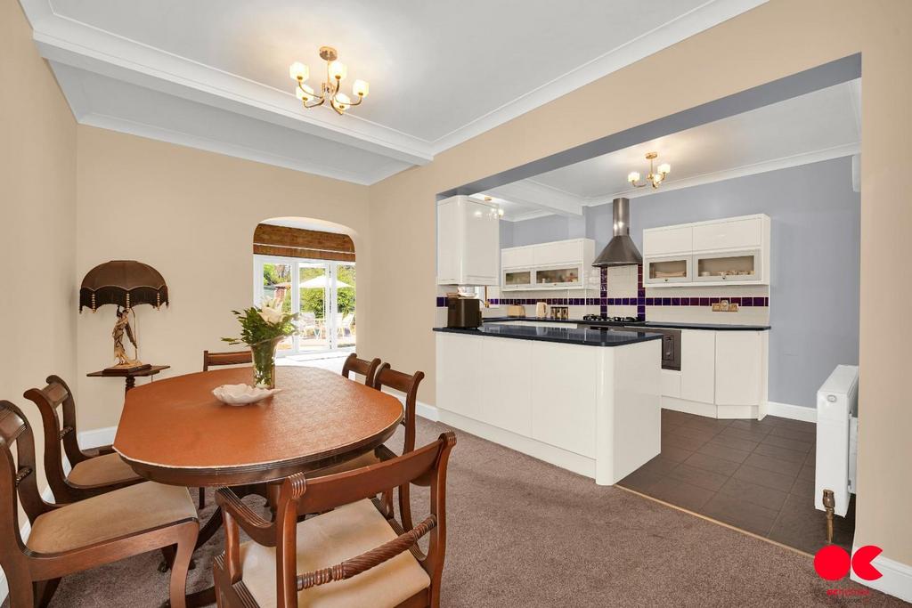 Open-plan living area, open plan living