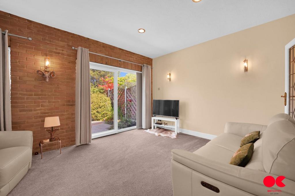 Living room, fireplace