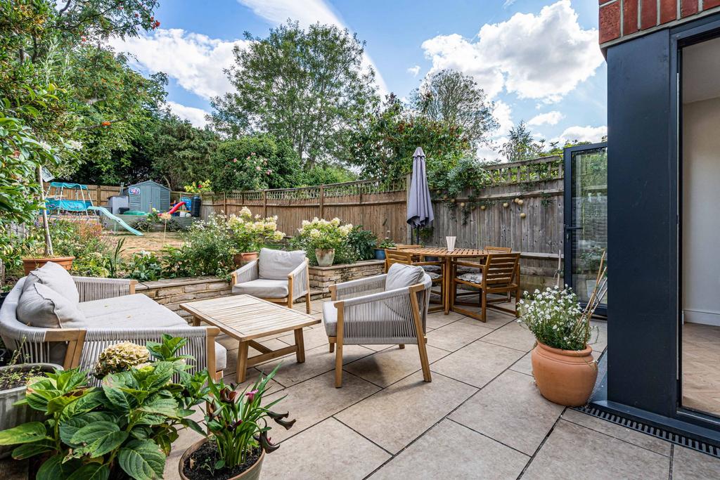 Patio view, garden
